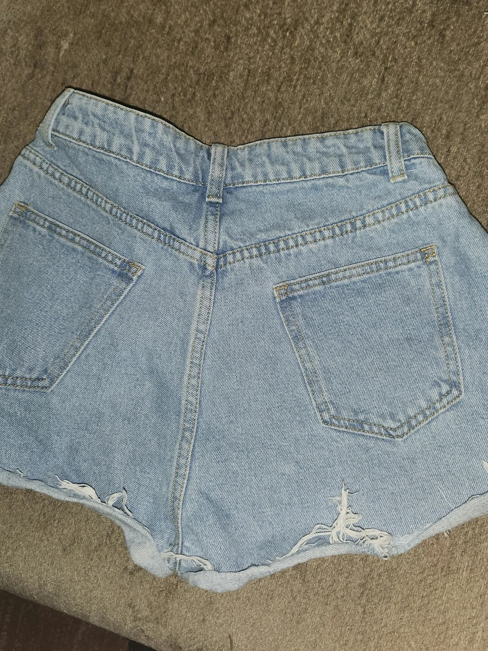 Light Wash Denim Shorts - Women